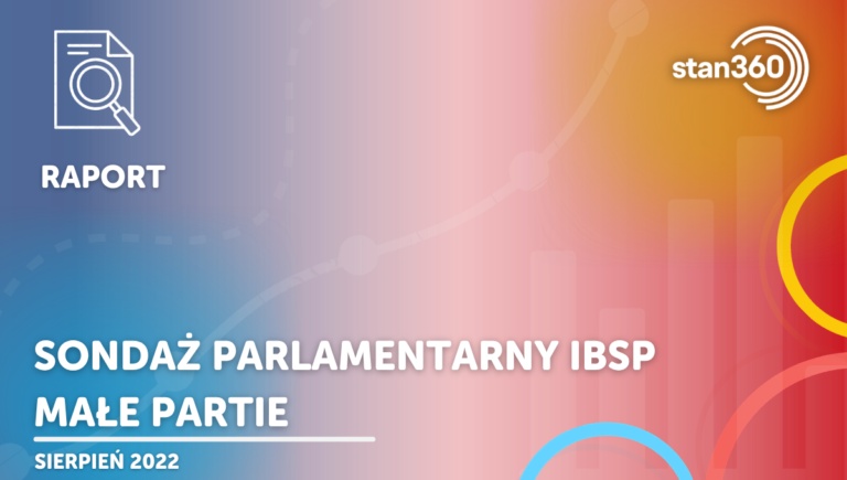 Sondaż parlamentarny IBSP  – małe partie – 08.22