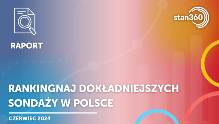 Ranking najdokładniejszych sondaży w Polsce – 06.24