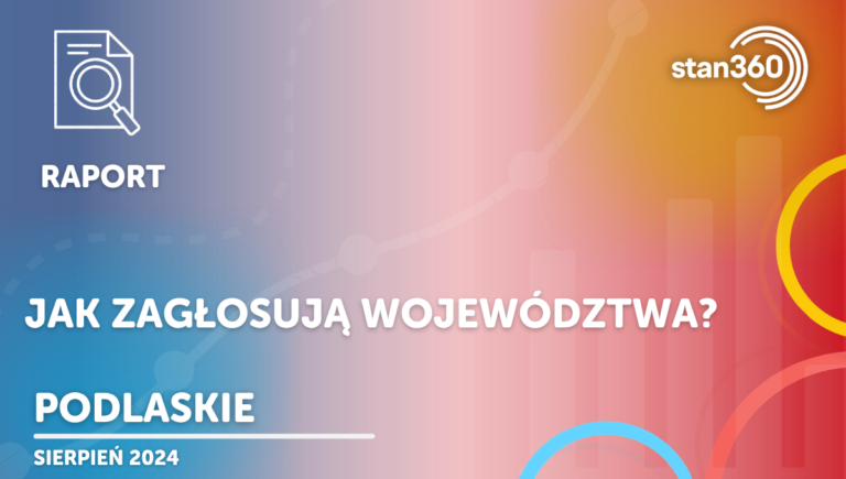 Jak zagłosują województwa? – podlaskie – 08.24