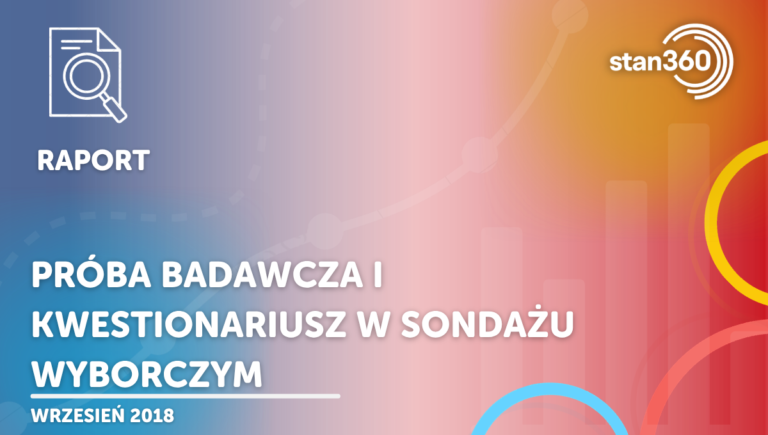 Próba badawcza i kwestionariusz w sondażu wyborczym – 09.18