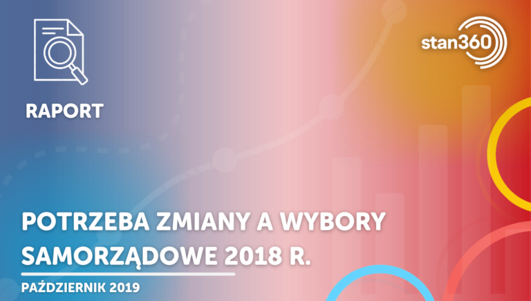 Potrzeba zmiany a wybory samorządowe 2018 r. – 10.19