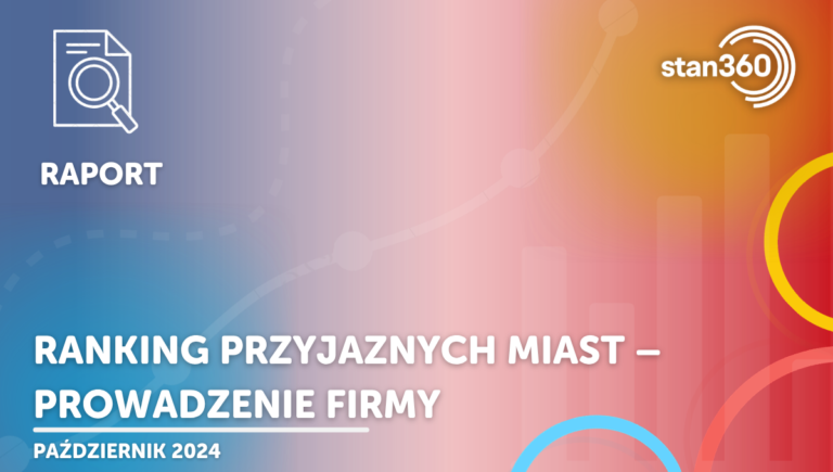 Ranking przyjaznych miast – prowadzenie firmy – 10.24