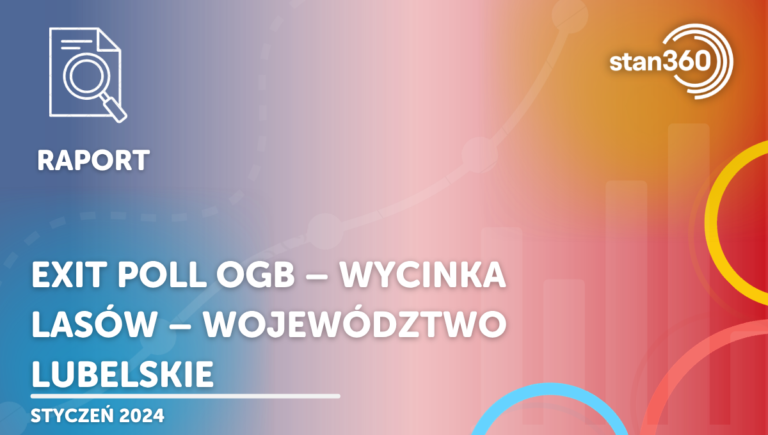 Exit Poll OGB – wycinka lasów – województwo lubelskie – 01.24