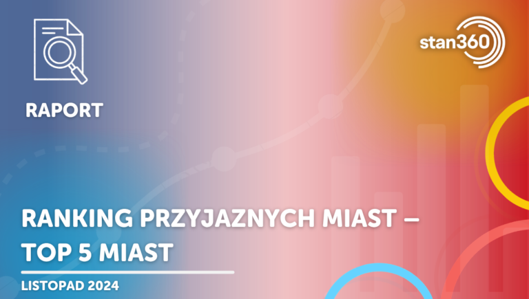 Ranking przyjaznych miast – TOP 5 miast – 11.2024